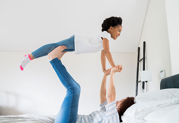 Mom and Daughter After Indoor Air Quality Service in Hanover, MD